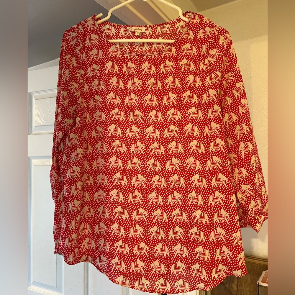 Pink elephant blouse